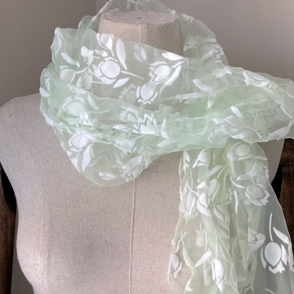 Mint green scarf